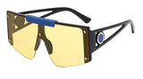 Oversized Brown Square Sunglasses