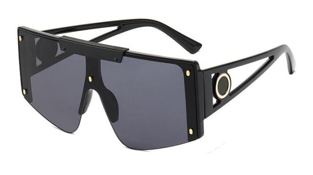 Oversized Brown Square Sunglasses