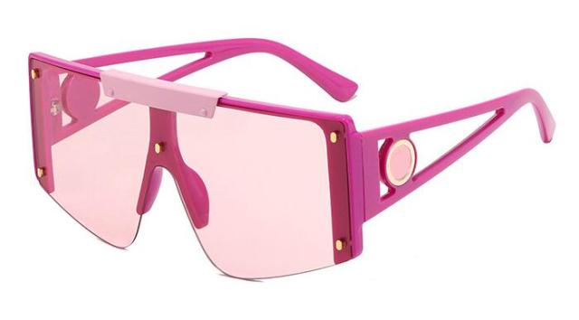Oversized Brown Square Sunglasses