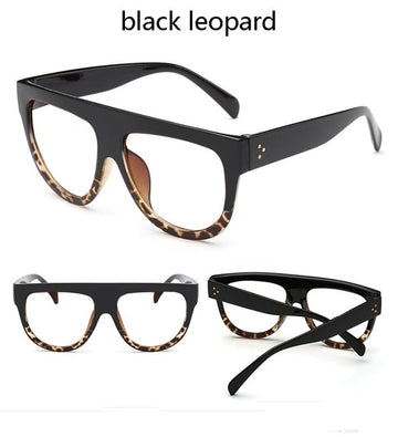 Retro Leopard Round Sunglass