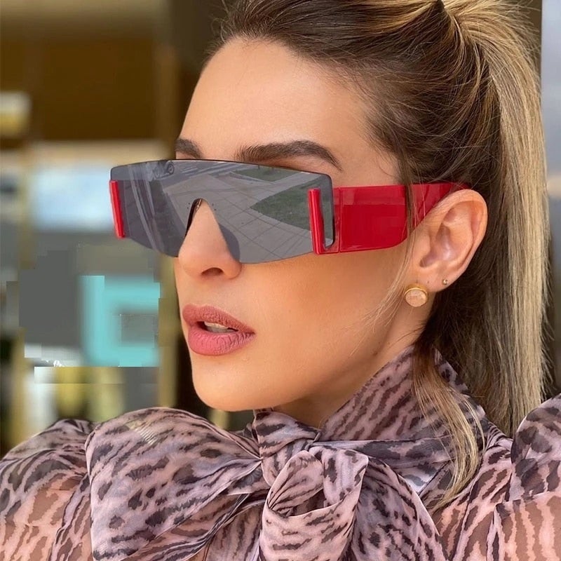 Big RimlessSquare Sunglasses
