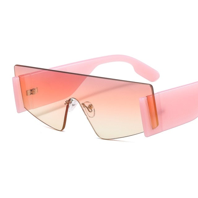 Big RimlessSquare Sunglasses