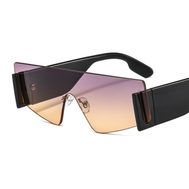 Big RimlessSquare Sunglasses
