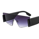 Big RimlessSquare Sunglasses