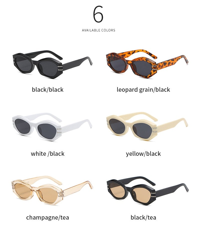 Small Irregular Retro Sunglasses