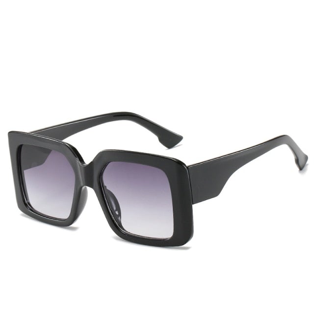 Gradient Lens Oversize Square Sunglasses