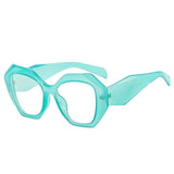 Anti-blue Light Candy Color Polygon Sunglasses