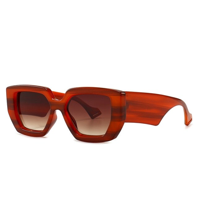 Big Frame Gradient Square Sunglasses