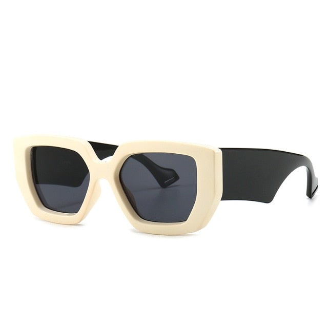 Big Frame Gradient Square Sunglasses