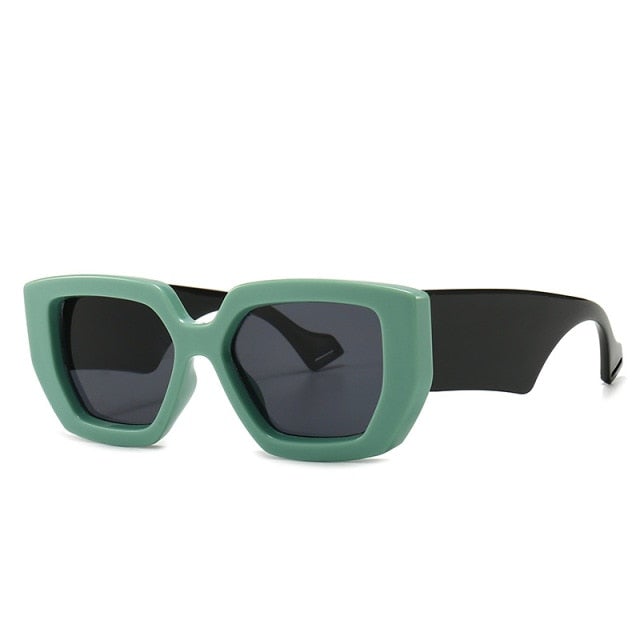 Big Frame Gradient Square Sunglasses