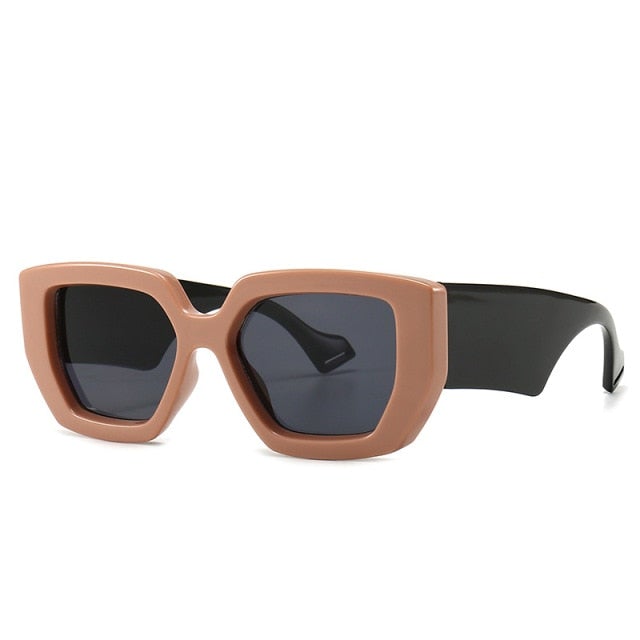 Big Frame Gradient Square Sunglasses