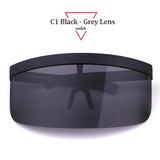 Oversize Shield Visor Sunglasses
