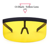 Oversize Shield Visor Sunglasses