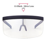 Oversize Shield Visor Sunglasses