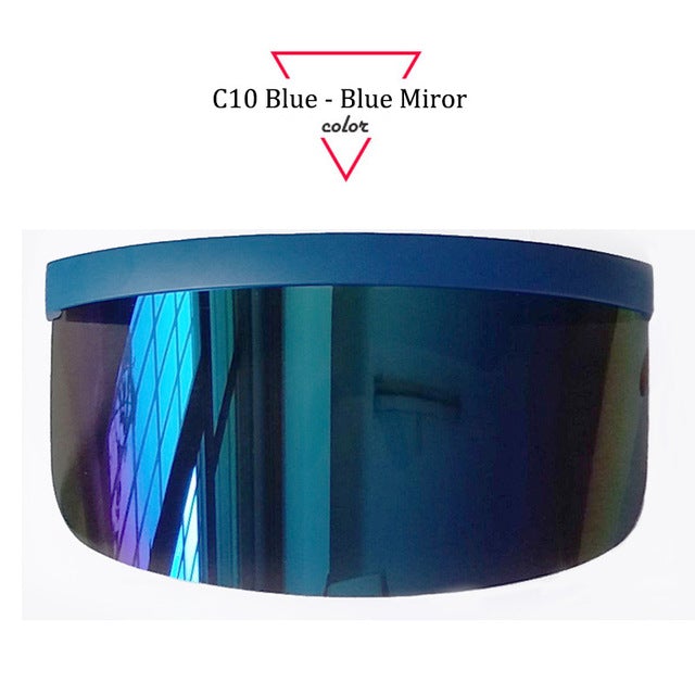 Oversize Shield Visor Sunglasses