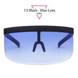 Oversize Shield Visor Sunglasses