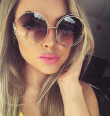 Stainless Steel Metal Round Sunglasses