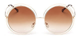 Stainless Steel Metal Round Sunglasses