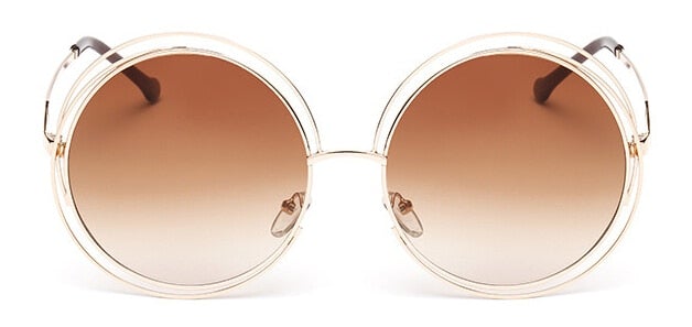Stainless Steel Metal Round Sunglasses