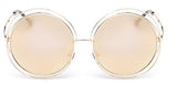 Stainless Steel Metal Round Sunglasses