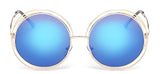 Stainless Steel Metal Round Sunglasses