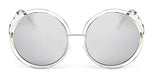 Stainless Steel Metal Round Sunglasses