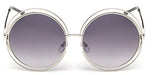 Stainless Steel Metal Round Sunglasses