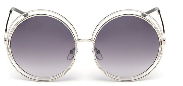 Stainless Steel Metal Round Sunglasses