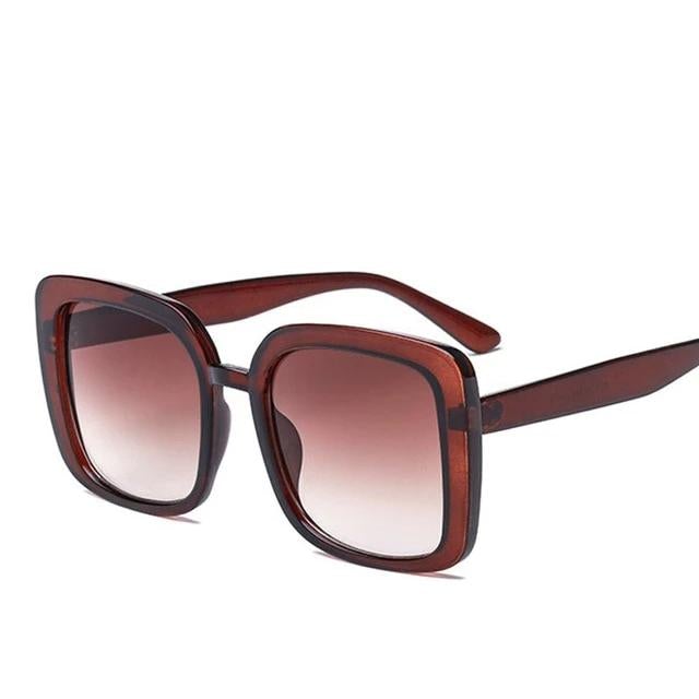 Luxury Square Designer Shade Square Sunglass