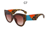 Oversized Retro Round Sunglasses