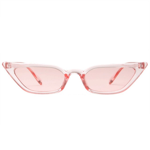 Transparent Vintage Cat Eye Sunglasses