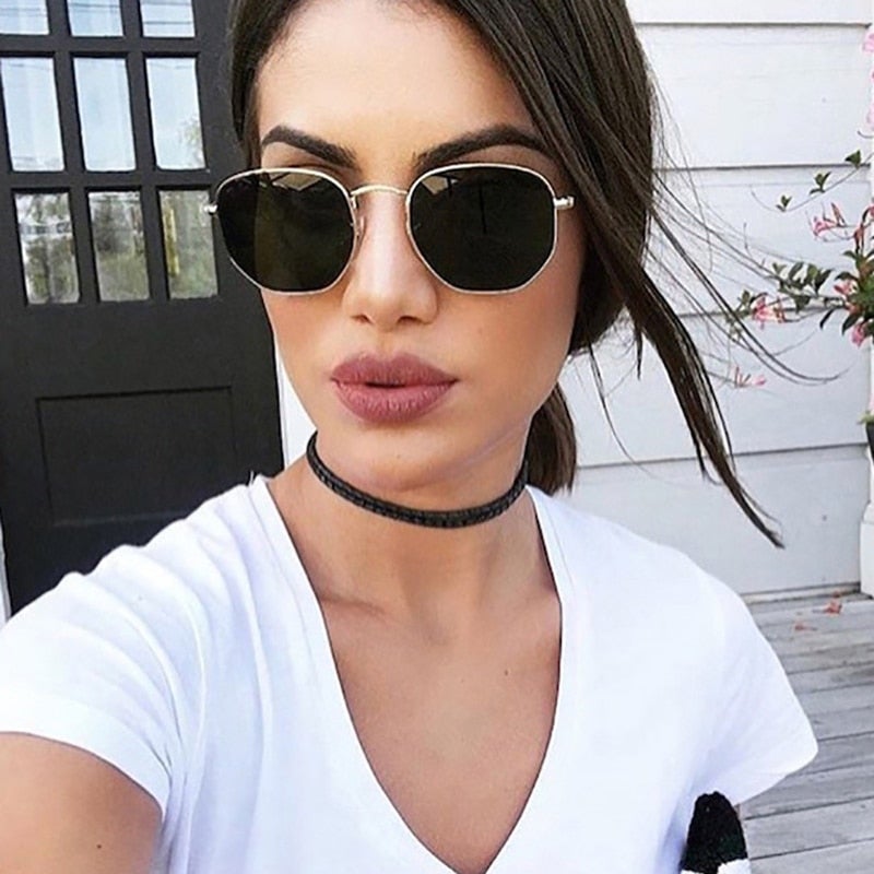 Small Acrylic Square Sunglasses