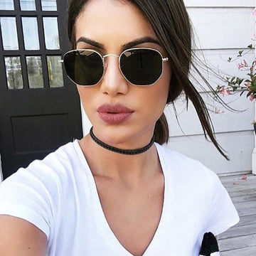 Small Acrylic Square Sunglasses