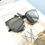 Oversize Clear Lens Vintage Retro Sunglasses