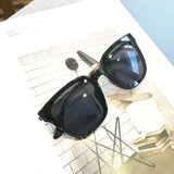 Oversize Clear Lens Vintage Retro Sunglasses