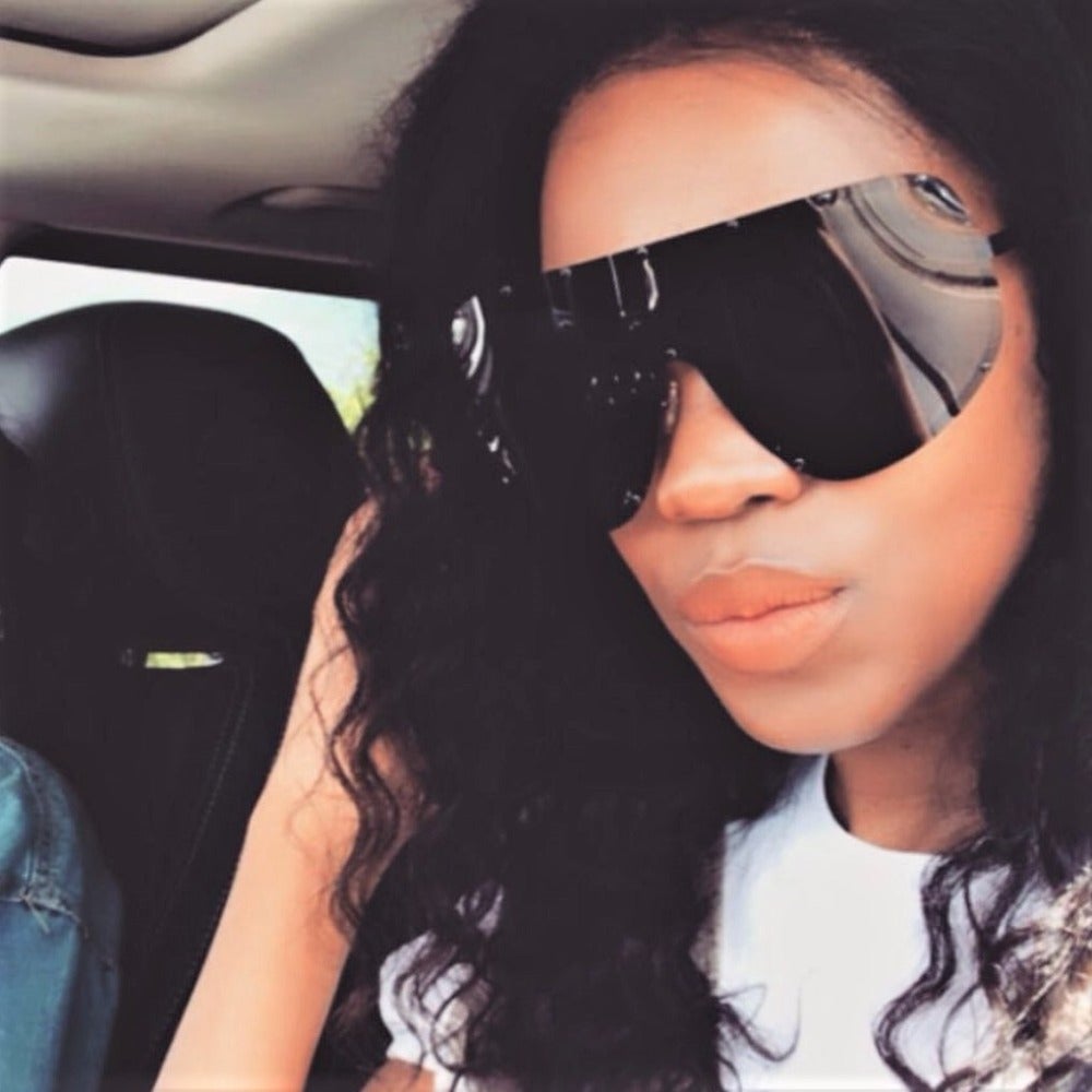 Oversize Polarize Shade Sunglass