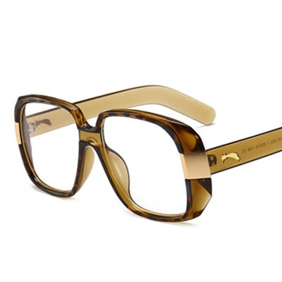Big Frame Vintage Square Sunglasses