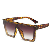 Resin Fashion Square Sunglasses