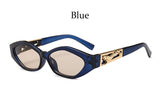 Small Oval Round Sunglasses
