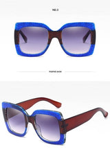 Oversized Frame Way Out Square Sunglasses