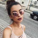 Oval Vintage Design Round Sunglasses