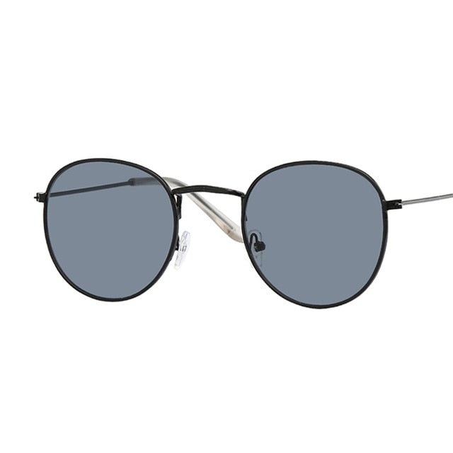 Oval Vintage Design Round Sunglasses