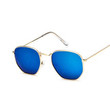 Designer Alloy Mirror Round Sunglass
