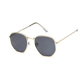 Designer Alloy Mirror Round Sunglass