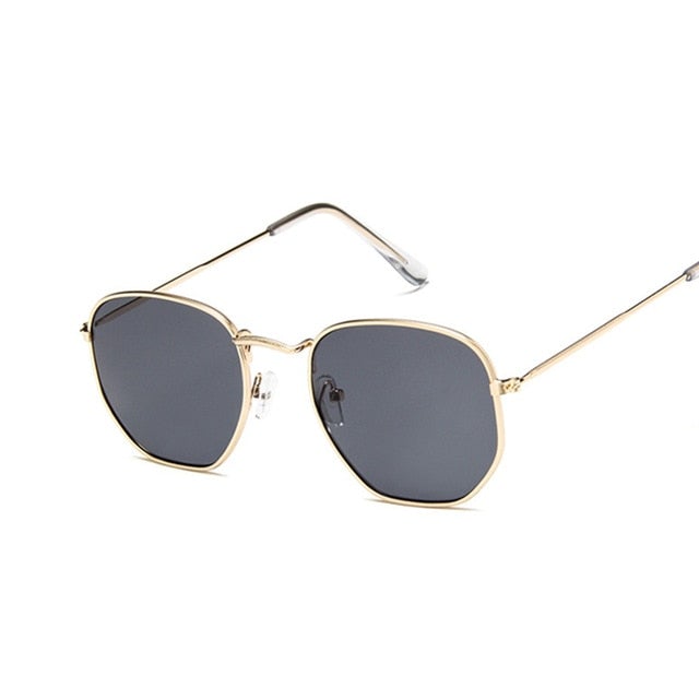 Designer Alloy Mirror Round Sunglass