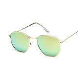 Designer Alloy Mirror Round Sunglass