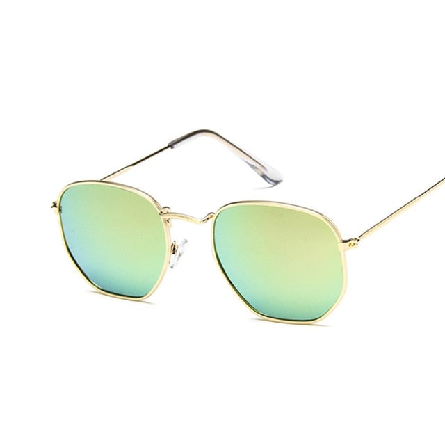 Designer Alloy Mirror Round Sunglass
