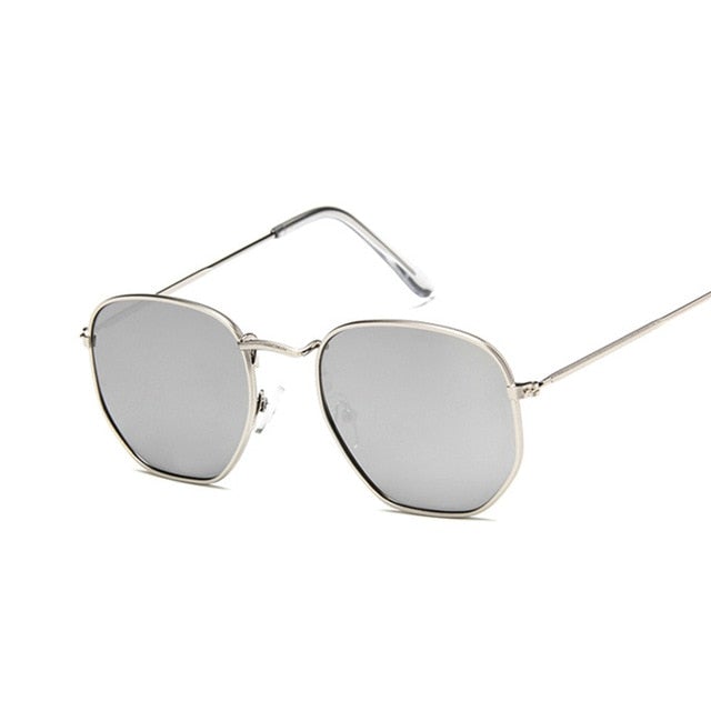 Designer Alloy Mirror Round Sunglass