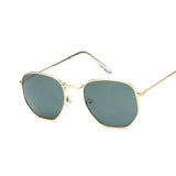 Designer Alloy Mirror Round Sunglass