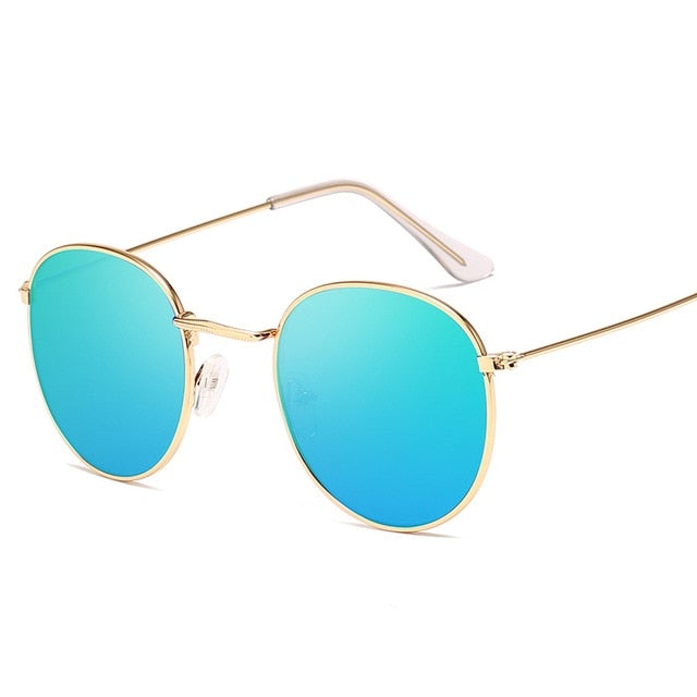 Metal Frame Alloy Round Sunglass
